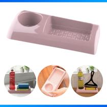 Organizador Rosa De Pia Porta Detergente Bucha Sabão Esponja Organização Na Pia Casa Organizador Rosa De Pia Porta Detergente Bucha Sabão Esponja Organização Na Pia Casa