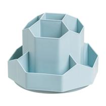 Organizador rotativo de armazenamento de materiais de arte kaileyouxiangongsi Blue Organizador rotativo de armazenamento de materiais de arte kaileyouxiangongsi Blue