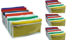 Organizador Roupa Camiseta Colmeia Multiuso Grande Kit 4 Un