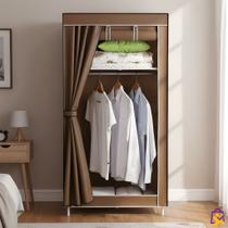 Organizador Roupas Armário Dobrável Guarda Resistente impermeável Portatil Marron