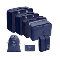 Organizador Roupas Mala Viagem Bagagem Necessaire Qualidade Tamanhos Variados kIT 7 Peças