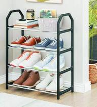 Organizador Sapateira Porta Sapatos 8 Pares Tênis 4 Andares Organizador Sapateira Porta Sapatos 8 Pares Tênis 4 Andares
