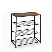 Organizador Sapateira Prateleira 4 Andares Porta Objetos Sapatos Sandalia Organizacao Decoracao Quarto Sala Hall Entrada Casa