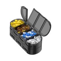 Organizador Semanal De Comprimidos De Grande Capacidade, Estojo Diário Para Vitaminas, Óleo De Peixe Organizador Semanal De Comprimidos De Grande Capacidade, Estojo Diário Para Vitaminas, Óleo De Peixe