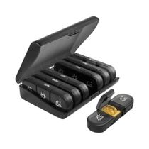 Organizador Semanal De Medicamentos, Caixa De Comprimidos Para 7 Dias, Estojo De Armazenamento Organizador Semanal De Medicamentos, Caixa De Comprimidos Para 7 Dias, Estojo De Armazenamento