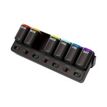 Organizador Semanal De Remédios Para 7 Dias, Caixa De Medicamentos Diária Portátil, Estojo De Viagem