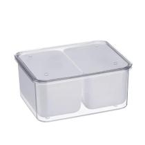 Organizador Sempre Seco com 2 Cestos e Tampa - 2,7 Litros - Arthi Organizador Sempre Seco com 2 Cestos e Tampa - 2,7 Litros - Arthi