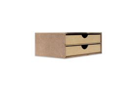 Organizador/ Suporte De Monitor C/ 2 Gavetas Em Mdf Cru Organizador/ Suporte De Monitor C/ 2 Gavetas Em Mdf Cru