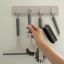 Organizador Suporte De Parede Com 4 Clipes Flexível Multiuso Bege Organizador Suporte De Parede Com 4 Clipes Flexível Multiuso Bege