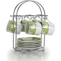 Organizador Suporte Para Xicaras E Pires Café Cozinha Premium