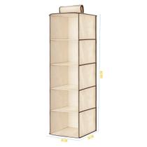 Organizador Suspenso Guarda Roupa 3 Divisórias Prateleiras - Organizador Suspenso Guarda Roupa 3 Divisórias Prateleiras -