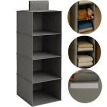 Organizador Suspenso Vertical Dobrável Guarda Roupa Closet Armario