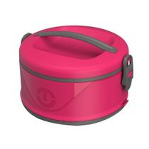 Organizador térmico milão Unitermi 1,5L c/divisoria 7.1313 rosa