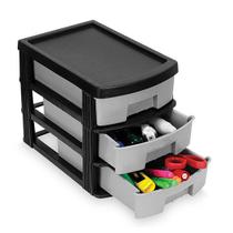 Organizador Tipo Gaveteiro com 3 Gavetas 7030 Organizador Tipo Gaveteiro com 3 Gavetas 7030