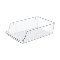 Organizador Transparente de Latas G para Geladeira e Despensa - Bebidas e Refrigerantes