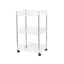 Organizador Triplo C/ Rodizio 38x28x76 Cm