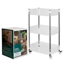 Organizador Triplo Com Rodízio Premium 3728 Paramount