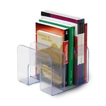 Organizador Triplo de Livros Acrílico - Waleu Organizador Triplo de Livros Acrílico - Waleu