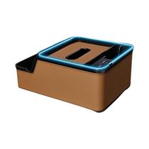 Organizador Universal Para Apoio De Braço De Carro Com 2 Porta-Copos E Caixa De Lenços, Organizador Universal Para Apoio De Braço De Carro Com 2 Porta-Copos E Caixa De Lenços,