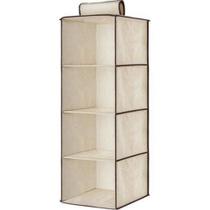 Organizador vertical armario closet cabide portatil multiuso dobravel com 4 prateleiras para casa, closets e guarda roup