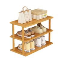 Organizador Vertical De Sapatos Em Bambu Alto E Estreito Para Espaços Pequenos, Entrada, Armário,