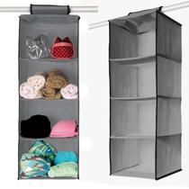 Organizador Vertical Para Guardaroupa Closet 4 Divisórias Organizador Vertical Para Guardaroupa Closet 4 Divisórias