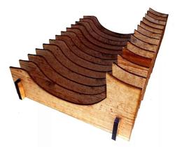 Organizador Vertical para Pratos de Sobremesa - Suporta até 12 Pratos