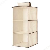 Organizador Vertical Suspenso Guarda-Roupa TNT Roupas Multiuso Casita 30x30x60cm