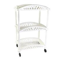 Organizador Vertical Triplo Para Frutas Branco 3 Andares