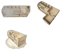 Organizadora De Mesa Porta Treco Joias Com Calendario Em Mdf