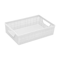 Organizadora Retangular Juta 2 Litros - Jaguar Plasticos Organizadora Retangular Juta 2 Litros - Jaguar Plasticos