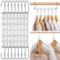 Organizadores de armário HOUSE DAY Space Saving Hangers, pacote com 12