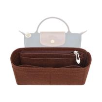 Organizadores de Bolsa Longchamp - Mini Bolsa de Ombro com Inserto de Feltro