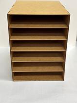 Organizadores De Documentos A4 + De 3000 Folhas Escritório Mdf Crú