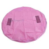 Organizadores de fraldas rosa grande portátil 150 cm crianças brincam esteira de armazenamento bolsa portátil organizador de brinquedos caixa de tapete