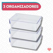 Organizadores de Gavetas Modulo n2 Maquiagem Talheres 3 unid