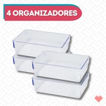 Organizadores de Gavetas Modulo n2 Maquiagem Talheres 4 unid Organizadores de Gavetas Modulo n2 Maquiagem Talheres 4 unid