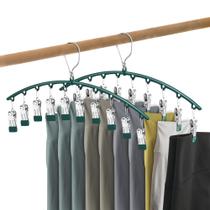 Organizadores de legging KLEVERISE Closet Metal para calças de ioga