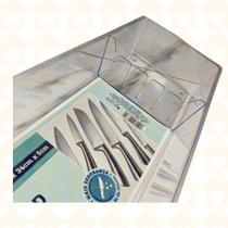 Organizadores Grande De Facas Cinco Divisorias Para Facas 5 Un