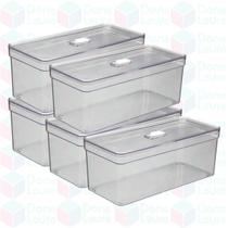 Organizadores Retangular Grande Porta Frutas Com Cesta - 5 UN Organizadores Retangular Grande Porta Frutas Com Cesta - 5 UN