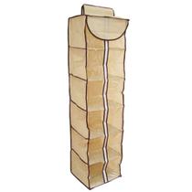 Organize Organizadr Sapateira Anti Poeira Dobravel Grande Flexivel com Zíper Vertical