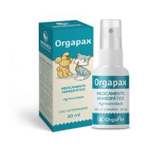 Orgapet Orgapax 30ml Homeopático para Agressividade Estresse e Medo em Cães e Gatos