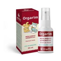 Orgapet Orgarim 30ml Homeopático para Saúde Renal e Urinária em Cães e Gatos