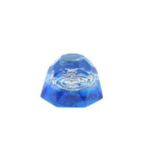Orgonite Baguá Diamante Azul Com Quartzo Azul Amigos E Saúde - Master Chi