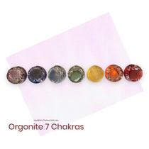Orgonite Mini 7 Chakras - Alinhamento Em 3 Minutos - Equilíbrio Pedras Naturais