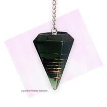 Orgonite Pêndulo Esmeralda Raio Verde Cura