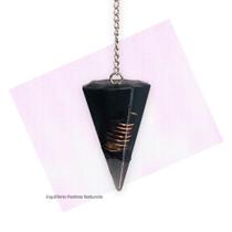 Orgonite Pêndulo Turmalina Negra Raio Infravermelho