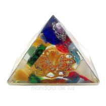 Orgonite Pirâmide 7 Chakras: Um Dispositivo de Harmonização Energética com Cristais - Mandala de Luz