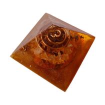 Orgonite Pirâmide Autoestima Pedra Do Sol 3x4,5cm Orgonite Pirâmide Autoestima Pedra Do Sol 3x4,5cm