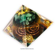 Orgonite Pirâmide Da Ordem De Santa Esmeralda 4x7x7